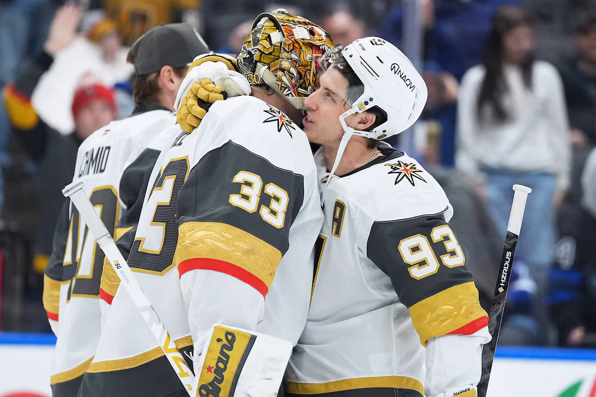 Golden Knights down Maple Leafs 6-3 as Marner’s Toronto return incites passion