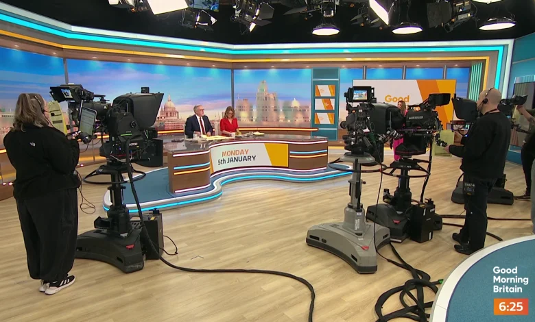 Good Morning Britain broadcasts from ITN for first time