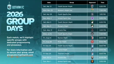 Gotham FC Announces Group Nights for 2026 NWSL Regular Season