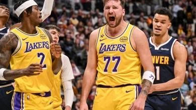Grades for LeBron James, Luka Dončić in Lakers win vs. Nuggets
