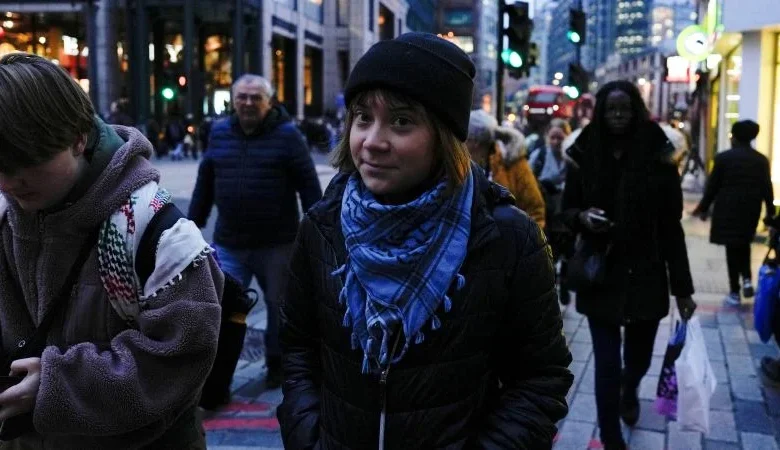 Greta Thunberg arrested for pro-Palestinian protest under UK terrorism law