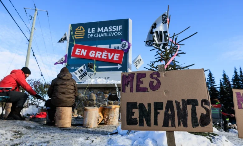 Grève | Le Massif de Charlevoix met un terme à sa saison