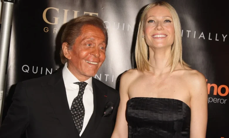 Gwyneth Paltrow, More Remember Italian Fashion Designer Valentino