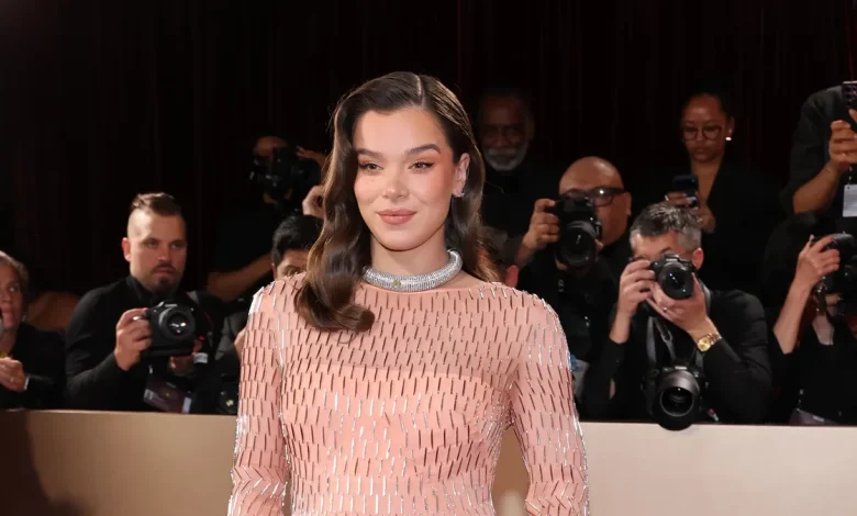 Hailee Steinfeld looks luminous as she debuts baby bump at Golden Globes