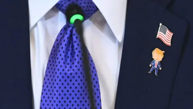 'Happy Trump' pin makes debut at White House discussion of Venezuela