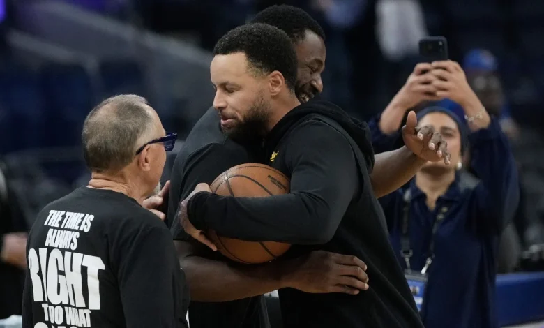 Heat's Andrew Wiggins receives warm welcome from Warriors in return to Chase Center