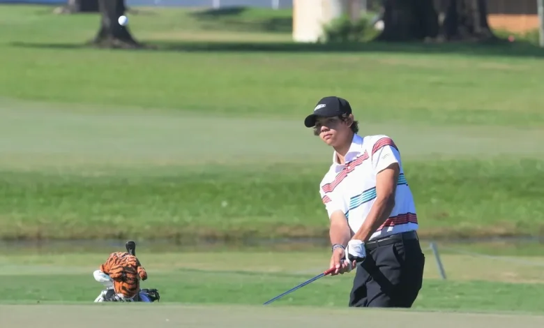 Here's how Charlie Woods fared on Day 1 of the 2026 Junior Orange Bowl