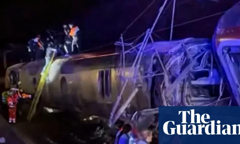 High-speed train crash in southern Spain leaves seven reportedly dead