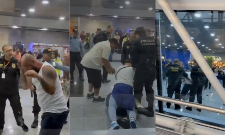 Homem fica bêbado na sala vip, perde voo e tenta quebrar aeroporto em PE