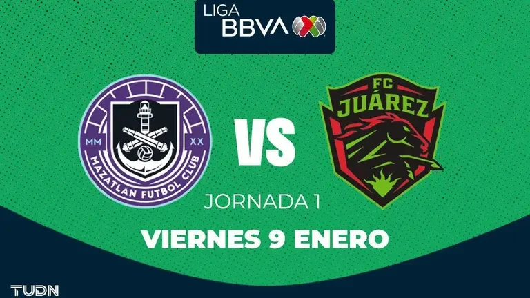 Horario y dónde ver el Mazatlán FC vs. FC Juárez de Jornada 1 del Clausura 2026