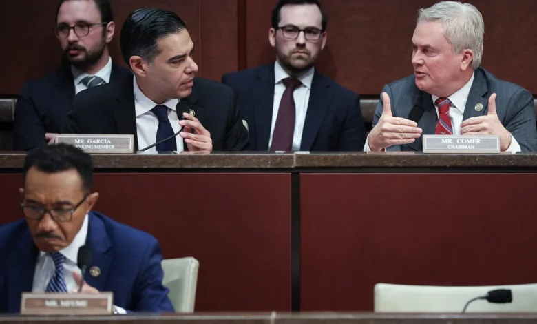 House Oversight panel votes to hold Clintons in contempt : NPR