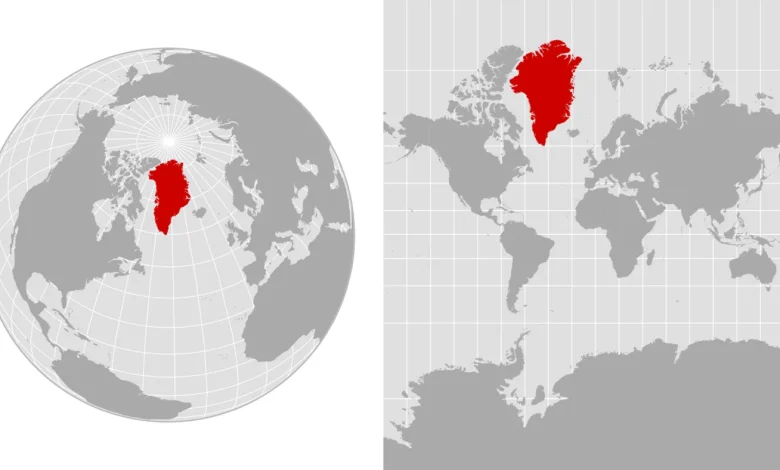 How large is Greenland, really? Your map may be deceiving you : NPR