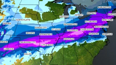 How much snow are you getting this weekend? See how many inches you're forecast to get in the winter storm.
