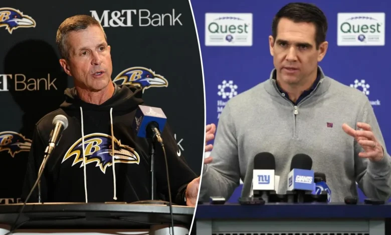 How the John Harbaugh-Joe Schoen Giants dynamic will work