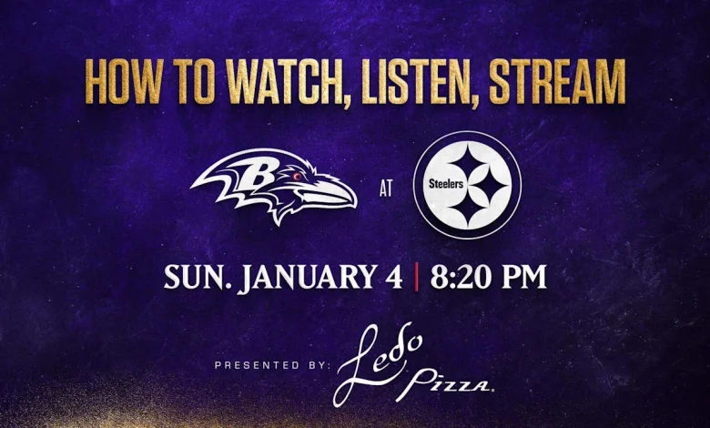 How to Watch, Listen, Live Stream Ravens vs. Steelers ‘Sunday Night Football’ - Ravens Home | Baltimore Ravens – baltimoreravens.com