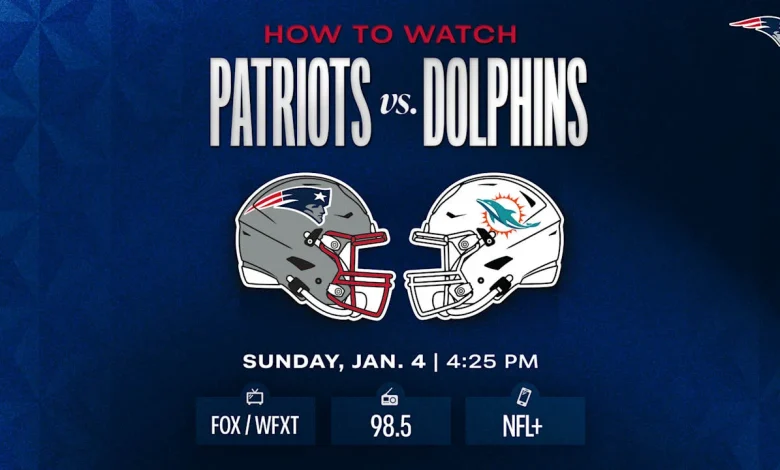 How to Watch/Listen: Patriots vs. Dolphins