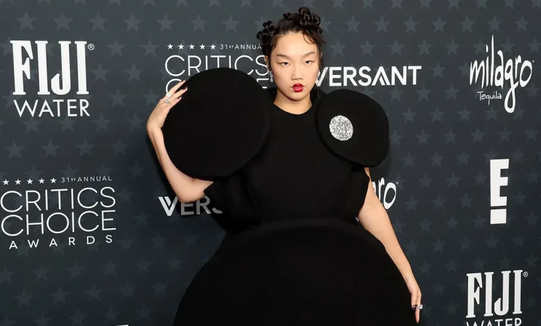 How ‘KPop Demon Hunters’ Star Audrey Nuna Avoided a Wardrobe Malfunction at the Critics Choice Awards