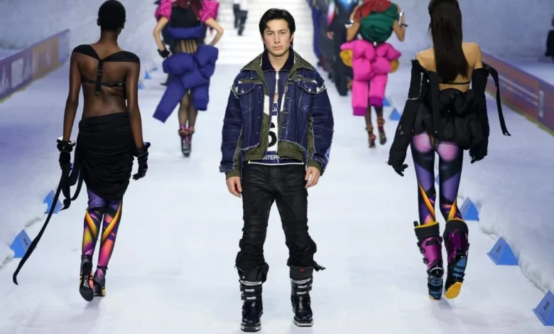 Hudson Williams Walks Dsquared2 Runway to AI Carly Simon Remake