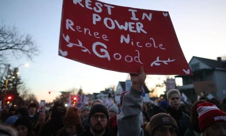 Hundreds gather to mourn Renee Good, Minneapolis woman shot and killed by ICE agent - MPR News