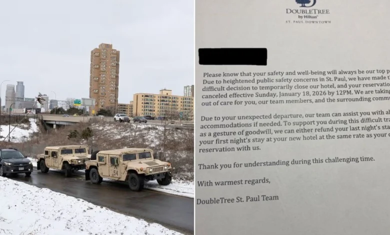 ICE agents turfed out of Hilton hotel over 'safety concerns' in Minnesota