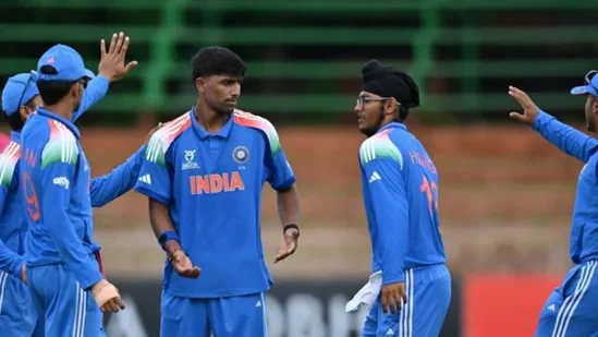 IND vs ZIM LIVE Cricket Score, U19 World Cup 2026: Leeroy Chiwaula, Kian Blignaut frustrate India bowlers | Cricket
