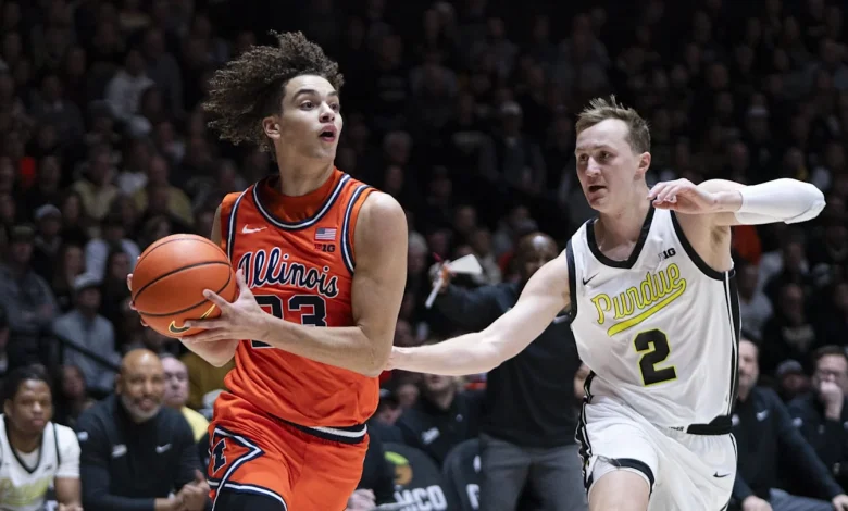 Illinois Freshman Keaton Wagler, Once Overlooked, Drops 46 to Stun No. 4 Purdue