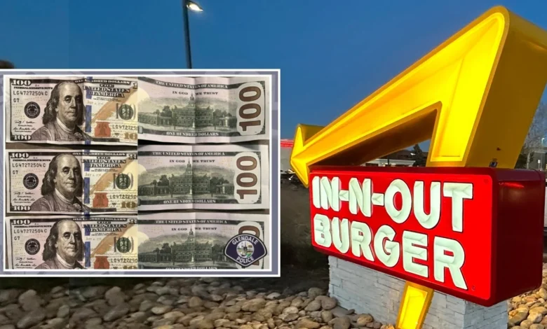 In-N-Out restaurants targeted by counterfeit $100 bills scam, 2 women arrested, Glendale police say