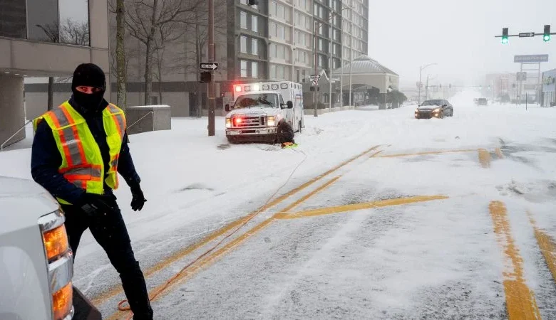 In pictures: Monster winter storm slams the US