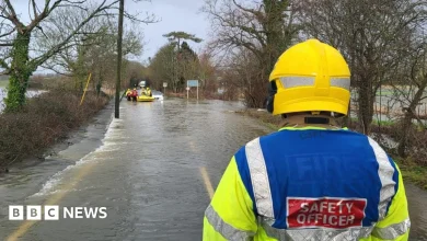 In pictures: Storm Chandra sweeps across Dorset
