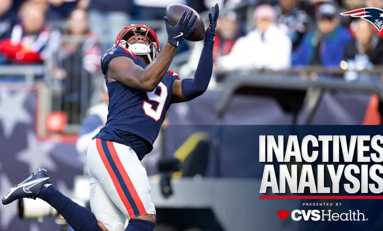 Inactives Analysis: Boutte, Campbell, and Williams Return to the Lineup for the Patriots in Sunday's Regular-Season Finale vs. the Dolphins