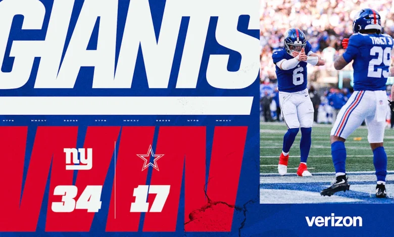 Instant Analysis: Giants defeat Cowboys, 34-17