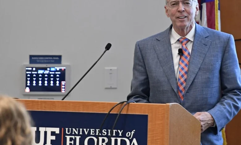 Interim UF President Landry urges accessibility as faculty seek broader direction