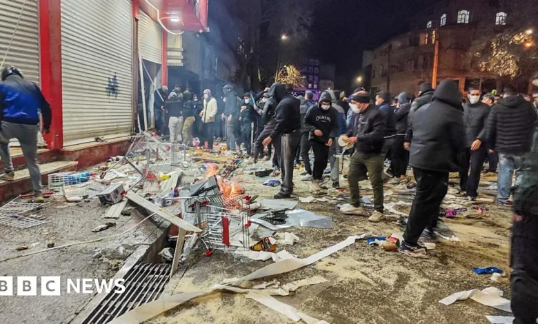 Internet blackout in Iran as large anti-government protests held across country