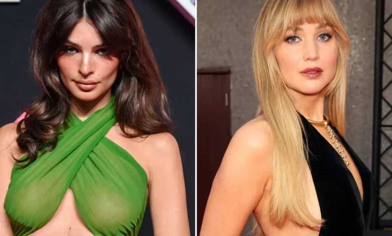 JLaw & Emily Ratajkowski’s secret feud REVEALED after nude pic row