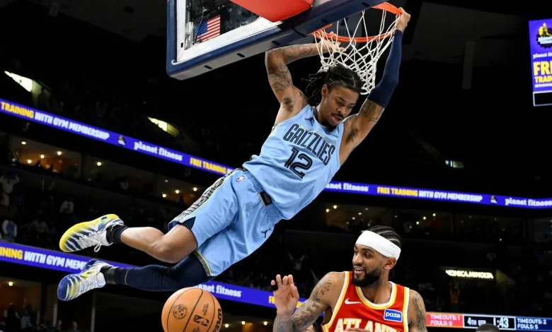 Ja Morant out vs. Pelicans with elbow sprain