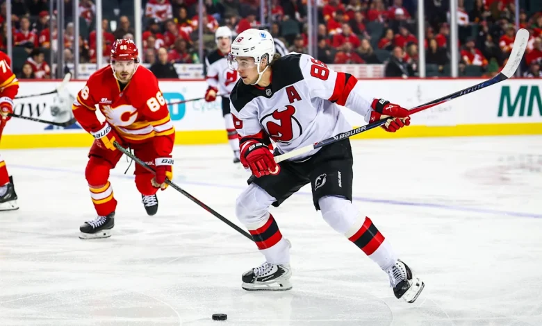 Jack Hughes Hits 400 Game Milestone