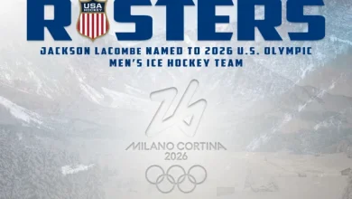 Jackson LaCombe Named To U.S. Olympic Men’s Ice Hockey Team
