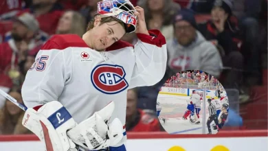 Jakub Dobes' gesture after Samuel Montembeault's win in Ottawa is turning heads