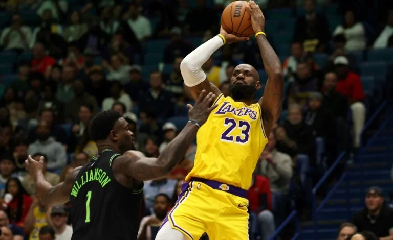 James, Doncic carry Lakers past Pelicans