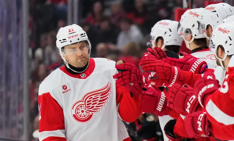 James van Riemsdyk is answering the call for a Red Wings team in need