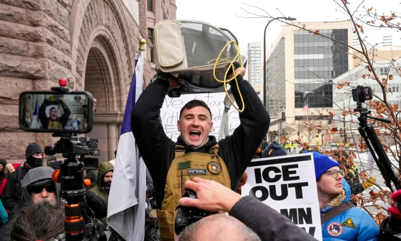 Jan. 6 provocateur says he was stabbed at pro-ICE Minneapolis rally