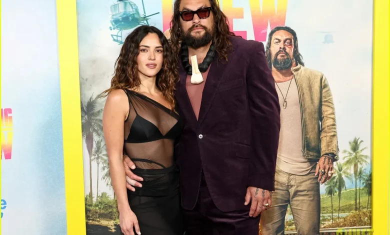 Jason Momoa Gets Girlfriend Adria Arjona's Support at 'The Wrecking Crew' NYC Premiere!