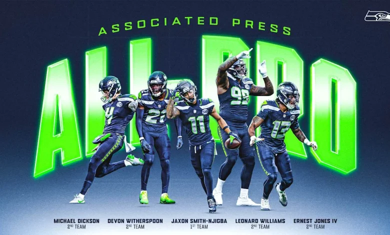 Jaxon Smith-Njigba Named First-Team All-Pro; Four Seahawks Earn Second-Team Honors