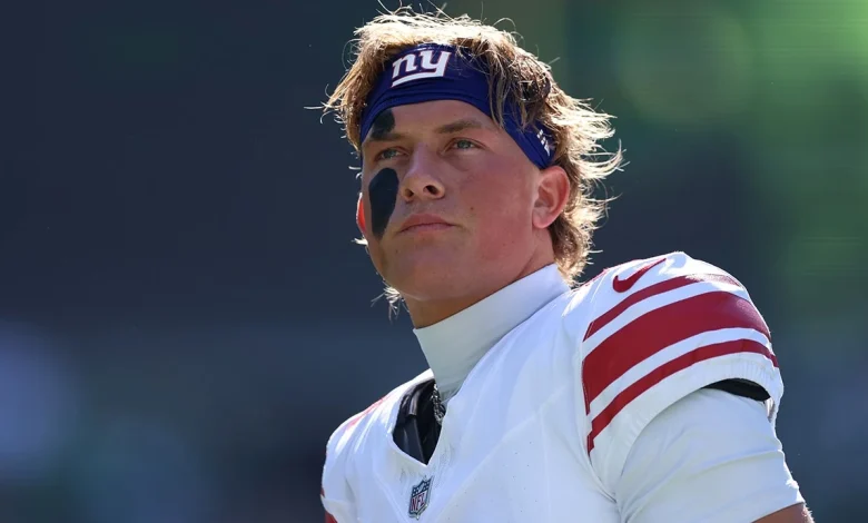 Jaxson Dart's father comes to son's defense after analyst questions Giants rookie's future with team