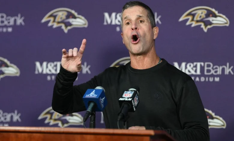 John Harbaugh visiting Giants for first in-person interview today