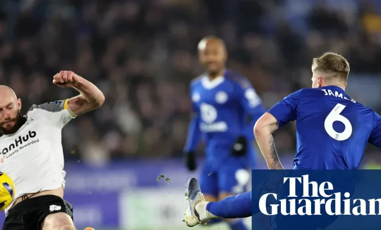 Jordan James completes double over Derby to lift sour mood at Leicester
