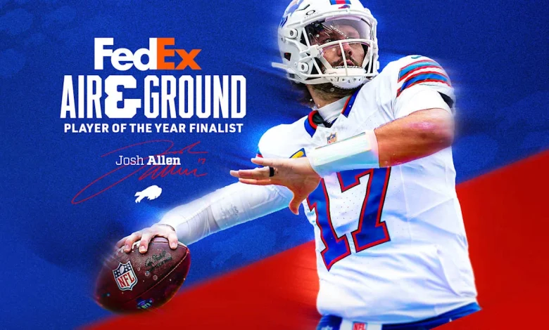 Josh Allen a finalist for FedEx Air and Ground Players of the Year award