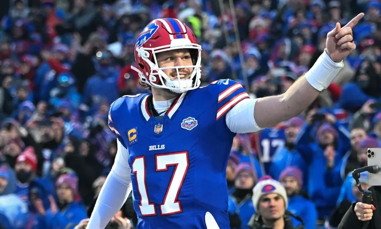 Josh Allen's mom Lavonne turns heads in Bills furry-blue fit at Broncos game