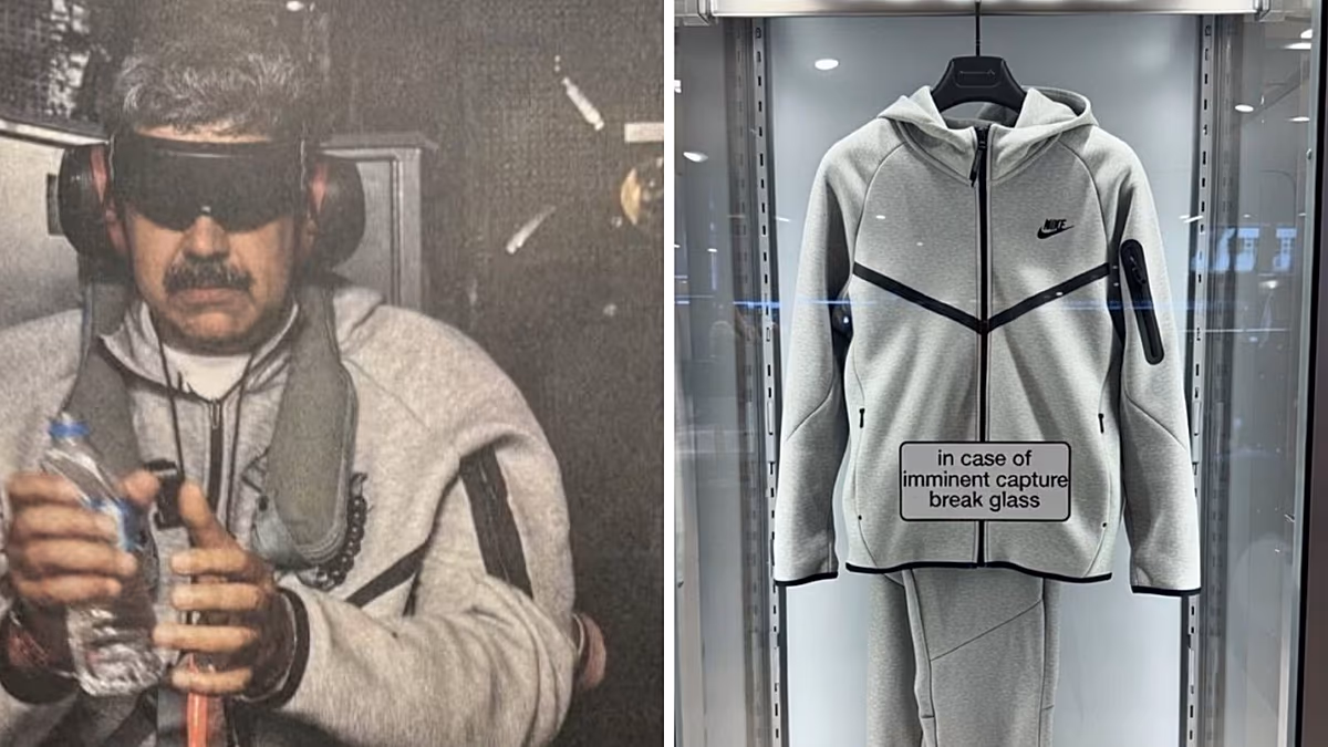 Just Coup It: Nicolás Maduro’s Nike sweatsuit becomes unexpected viral sensation