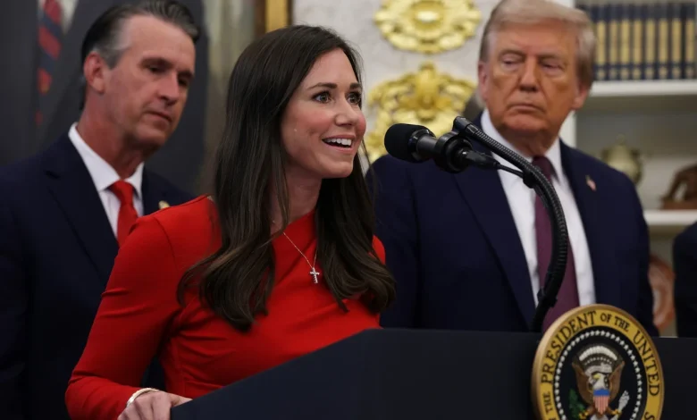 Katie Britt breaks from Trump on this part of his Greenland plan